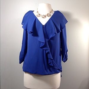 ONLY 1 Left! NWT Blue blouse